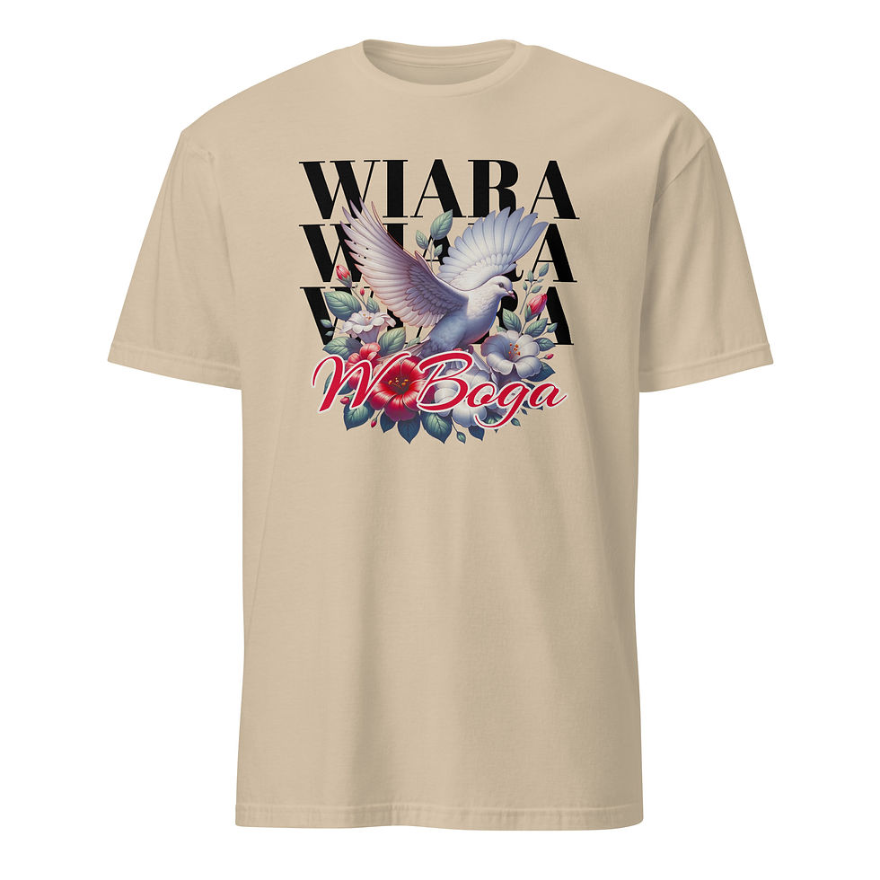 Thumbnail: Faith In God Polish Women's T-Shirt