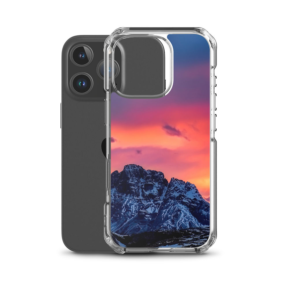 Thumbnail: Mountains Sunset iPhone Case
