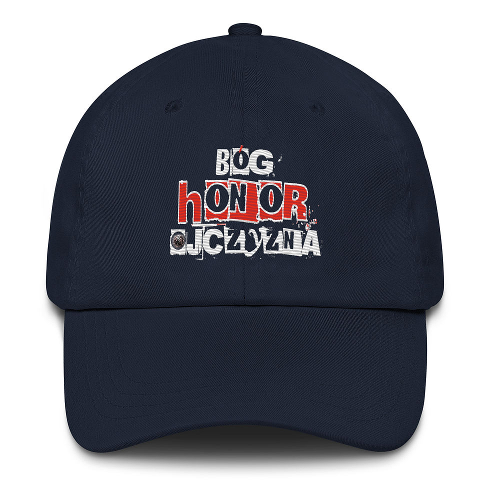 Thumbnail: God Honor Homeland Embroidered Cotton Twill Cap