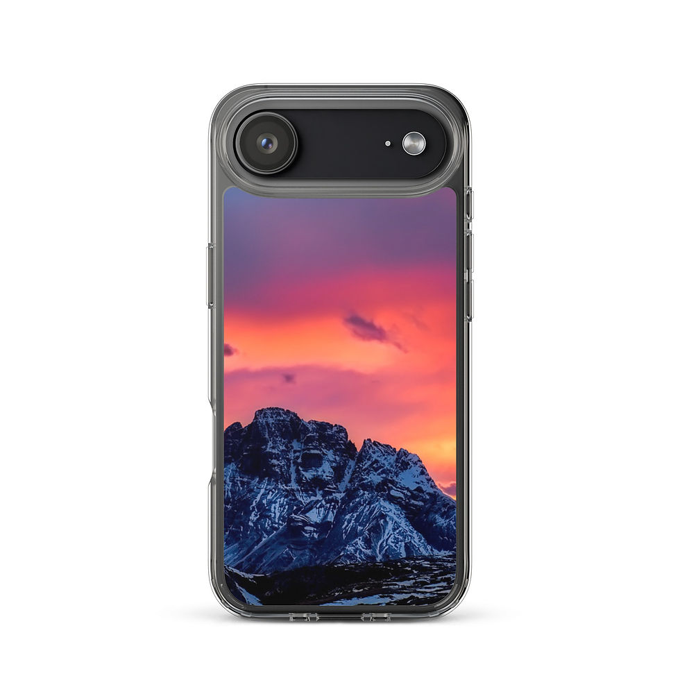 Thumbnail: Mountains Sunset iPhone Case