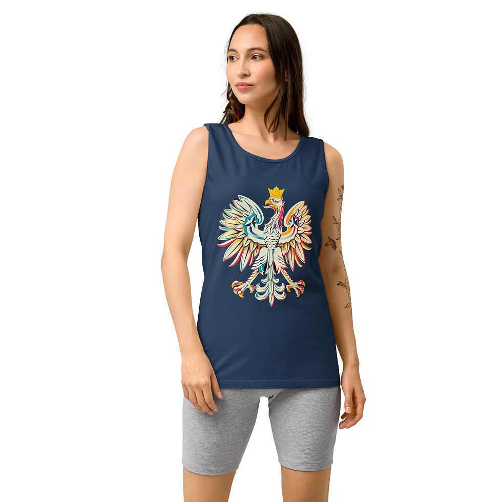 Thumbnail: Polish Colorful Eagle Women's Tank Top