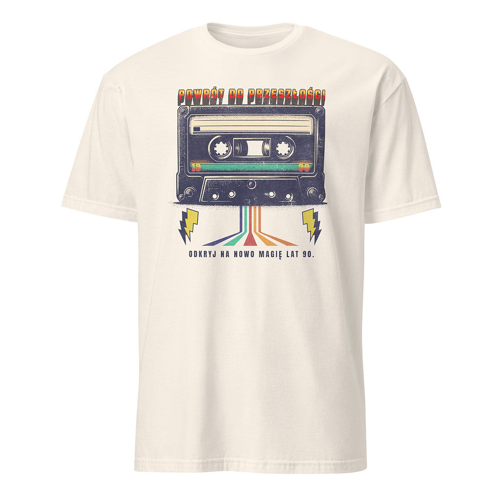 Thumbnail: Retro Cassette Tape Polish Men's T-Shirt