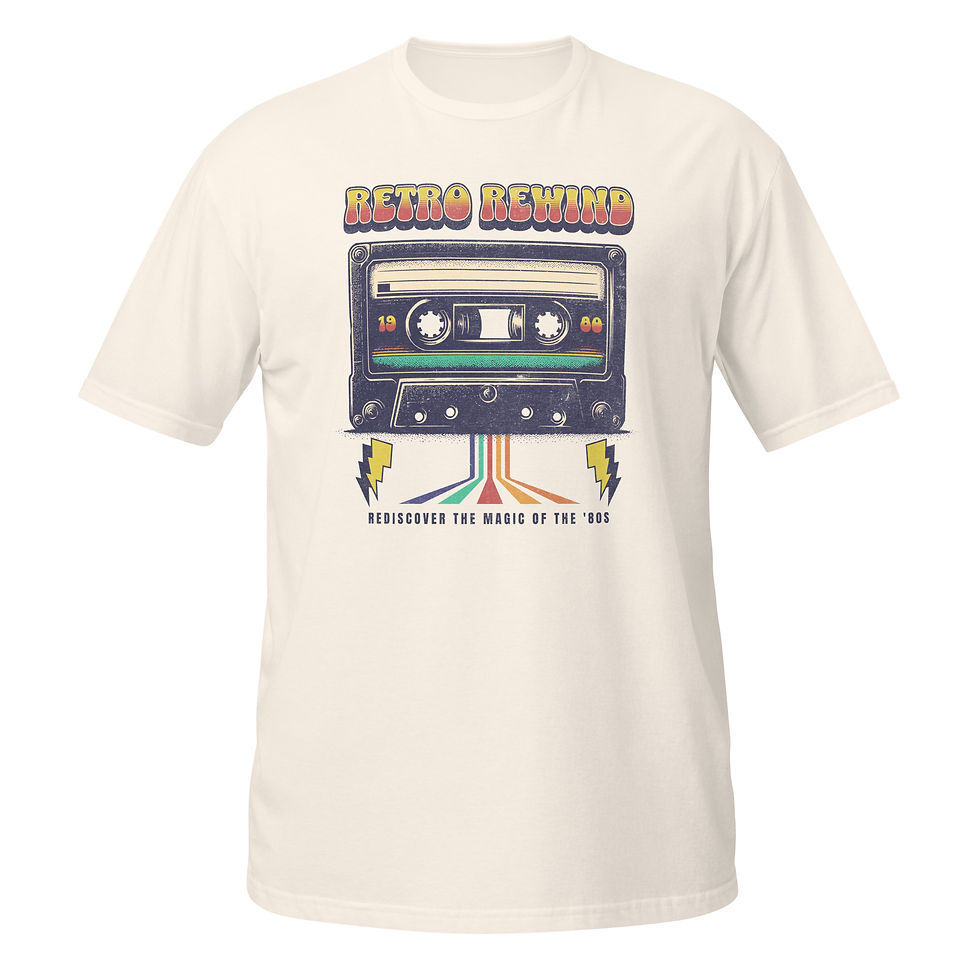 Thumbnail: Cassette Tape Retro Rewind Women's T-Shirt