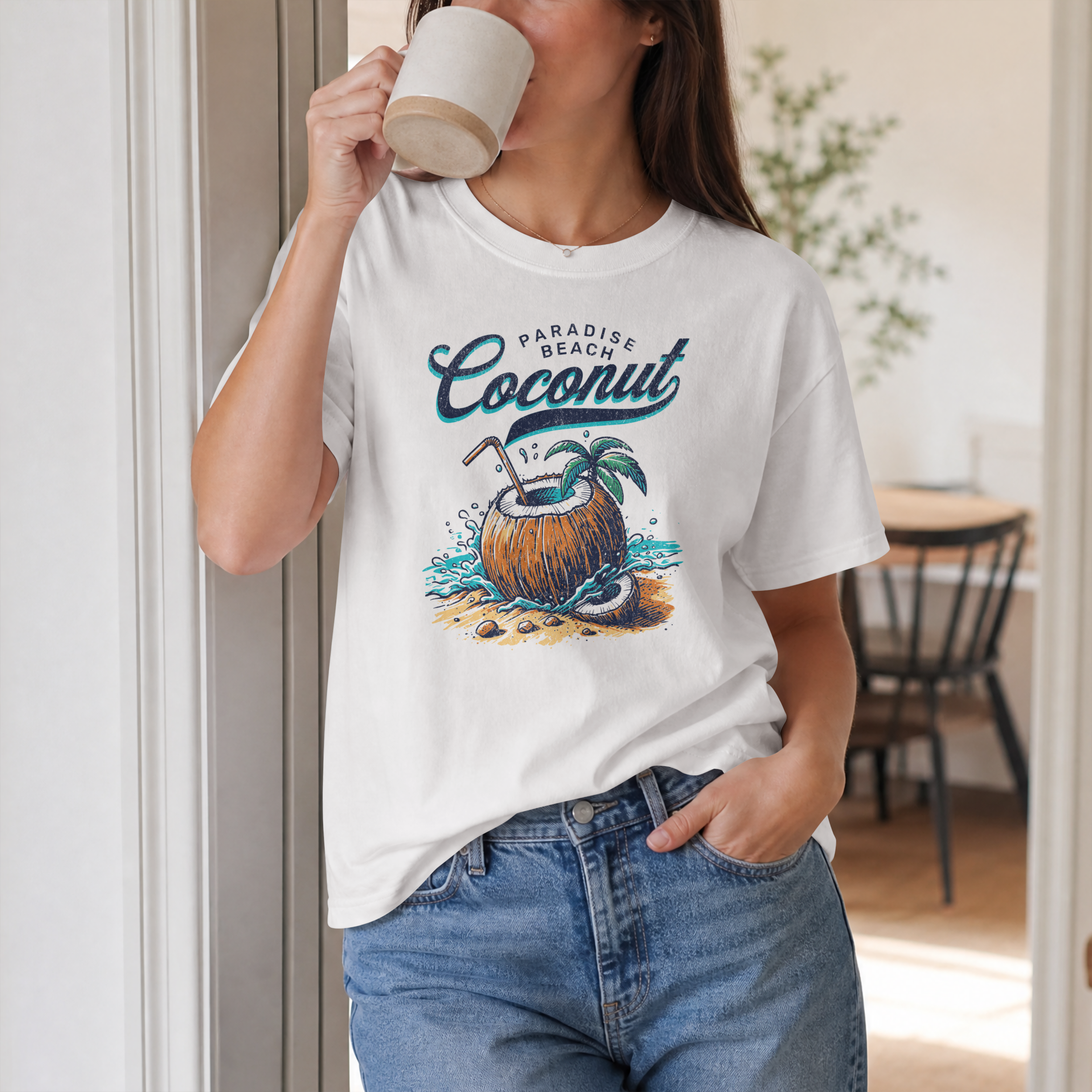Paradise Beach Coconut Women's T-Shirt