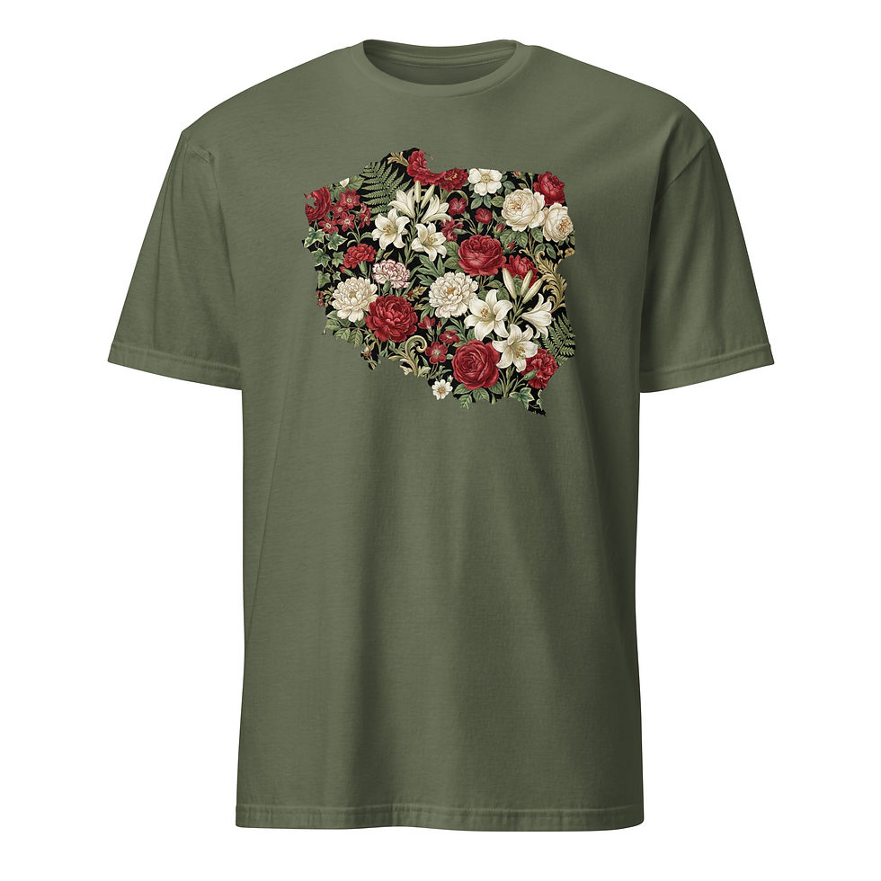 Thumbnail: Poland Floral Map Women's T-Shirt