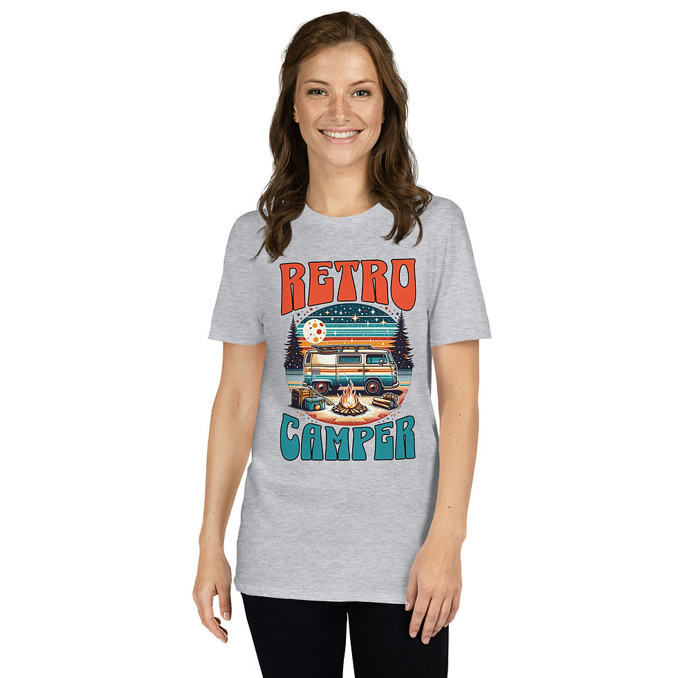 Thumbnail: Retro Camper Women's T-Shirt