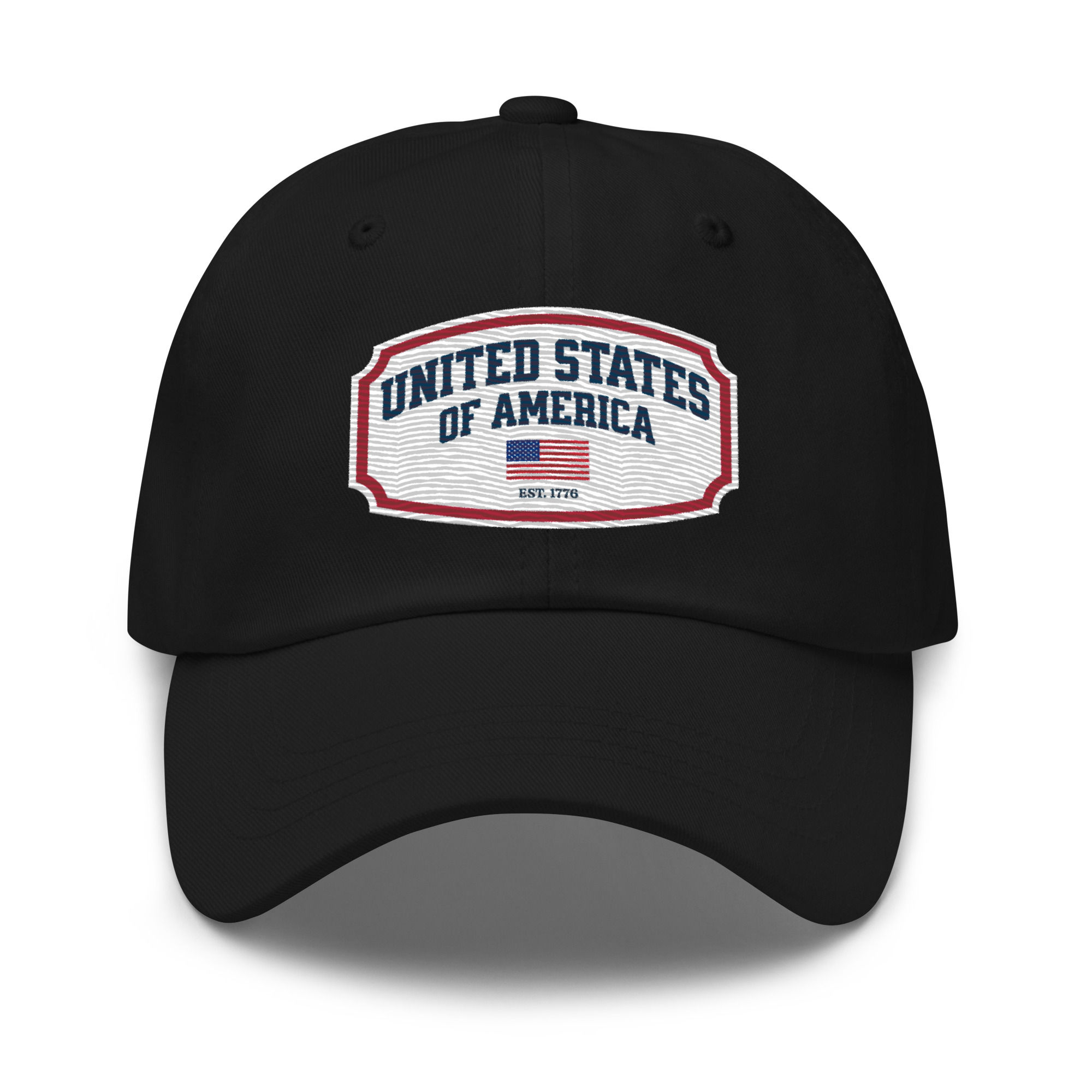 United States of America Embroidered Cotton Twill Cap