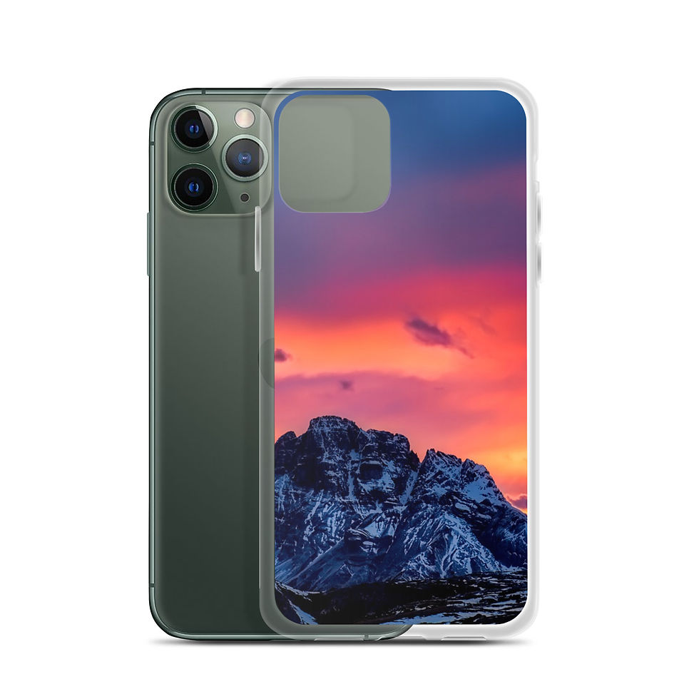Thumbnail: Mountains Sunset iPhone Case