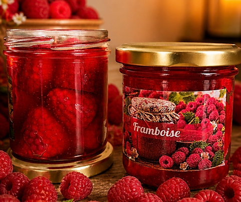 Bougie confiture Framboise