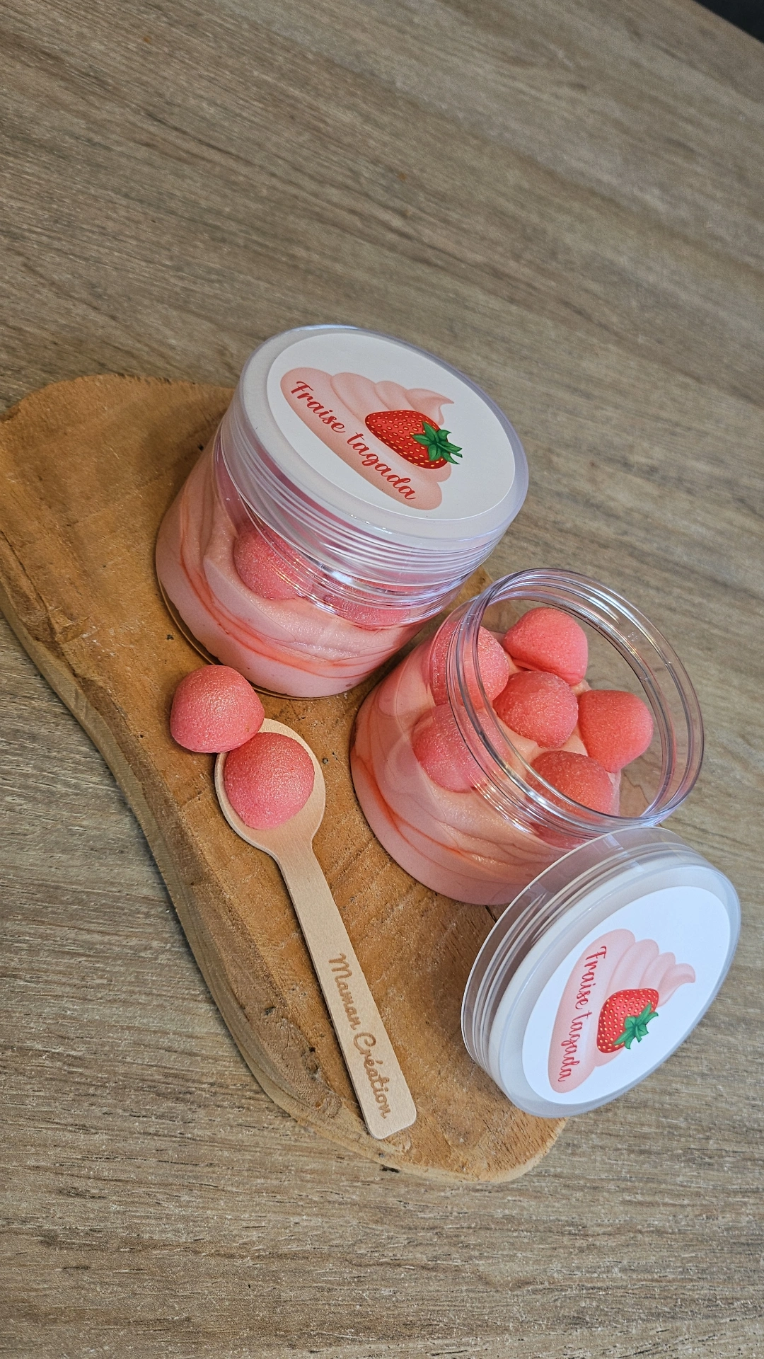 Chantilly de cire onctueuse Fraise tagada