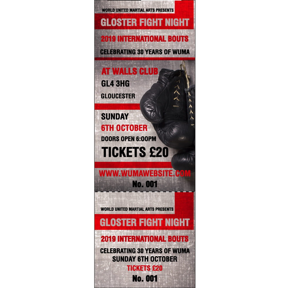 Thumbnail: Gloster Fight Night Tickets
