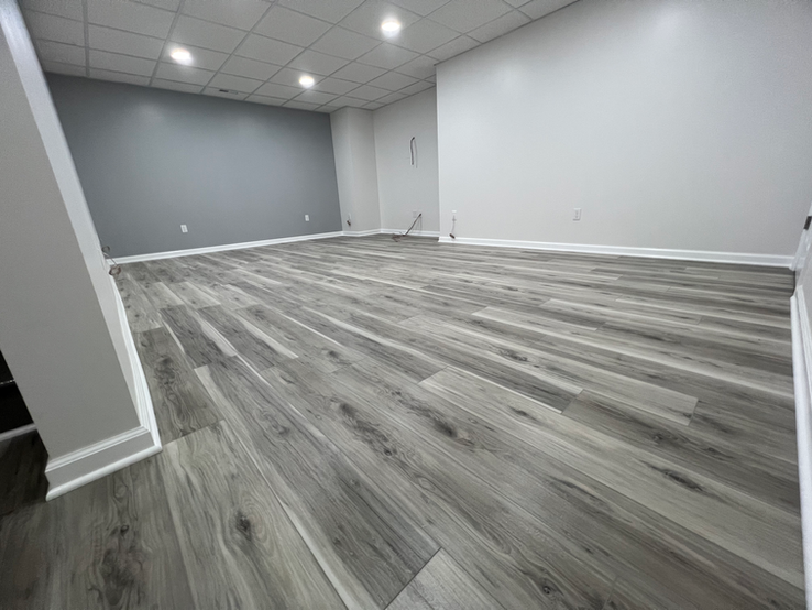 luxury vinyl planks installation