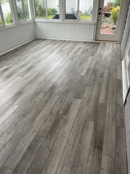luxury vinyl planks installation