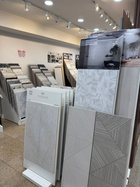 tile offerings at smart choice showroom