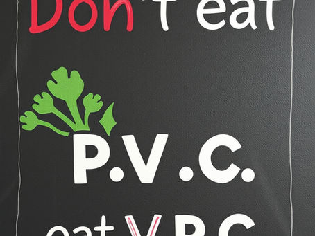 Don't eat P.V.C. eat V.P.C. means eat in order