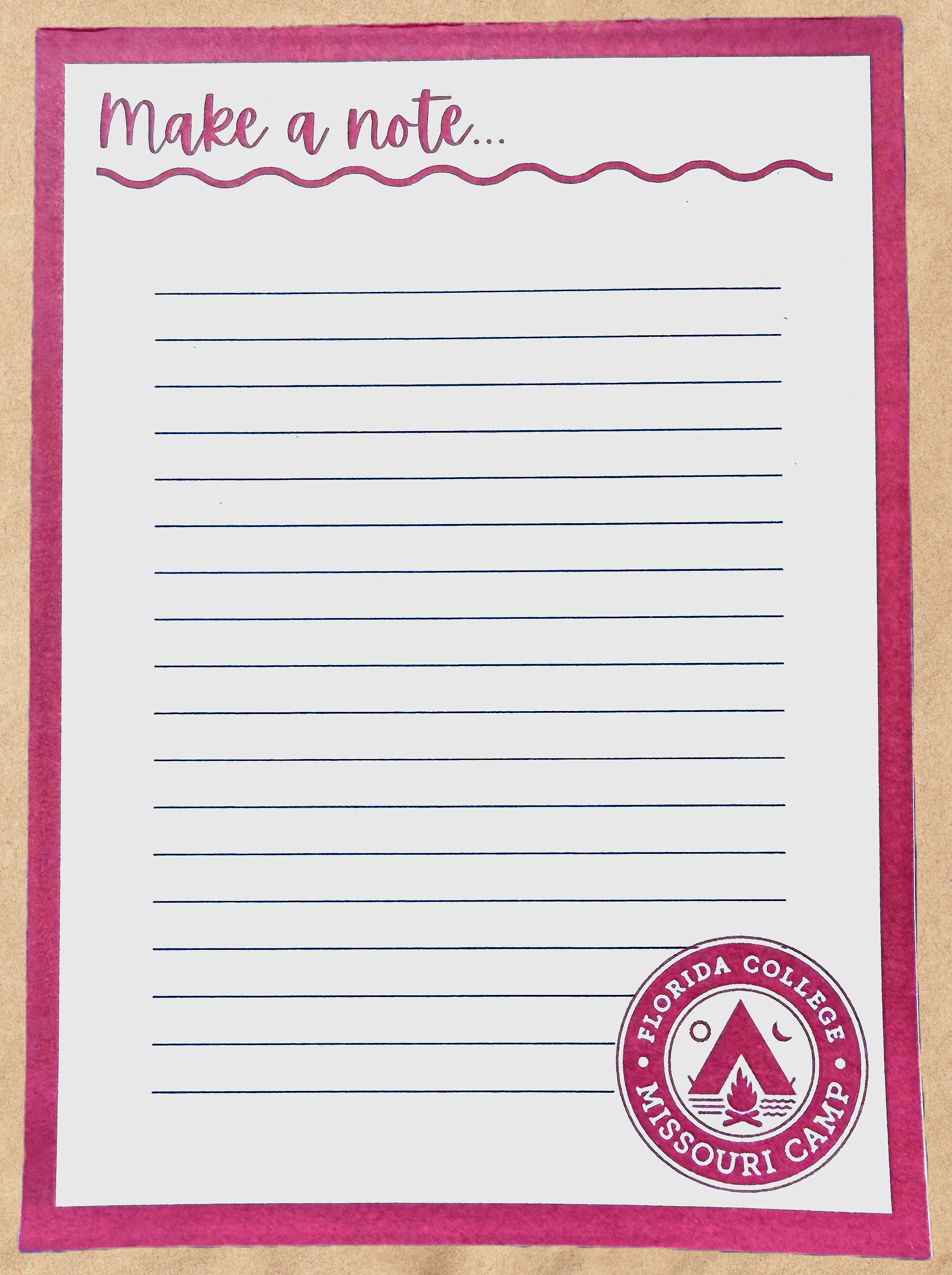 FCMO 5x7" Notepad