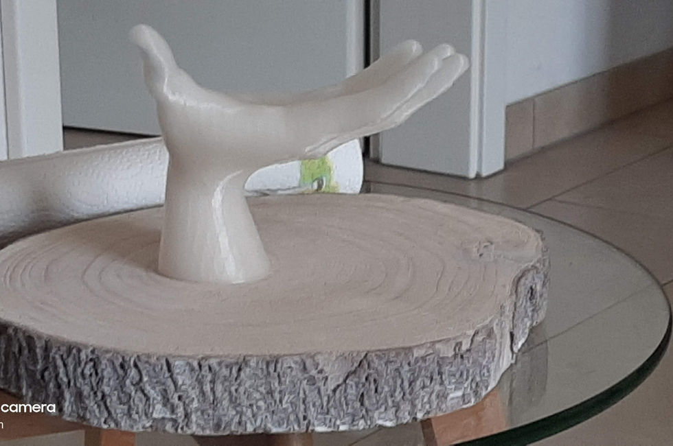 lumenya.art studio process creating a sculpture model prototype for a future public art sculpture, lumenya.art