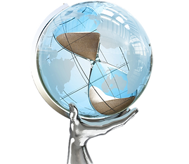 globe sculpture by picassolina_edited_ed