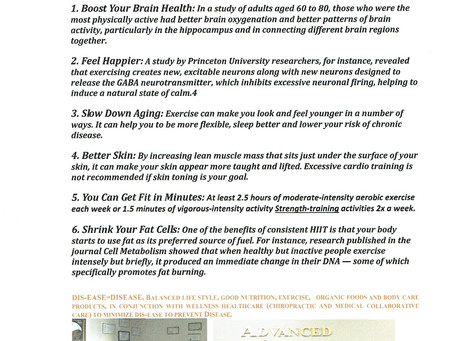 For Deb Why Exercise
