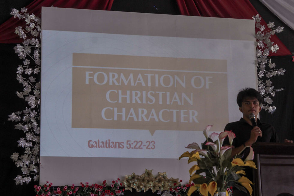 "FORMATION OF CHRISTIAN CHARACTER"