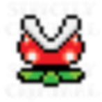 8 bit Mario Flower Sticker Decal by Strictly Criminal