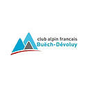 Logo du Club Alpin Français (CAF) du Buëch Dévoluy, association d’alpinisme et d’escalade