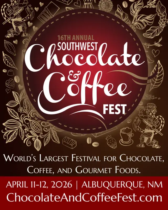 Event poster with dates and website