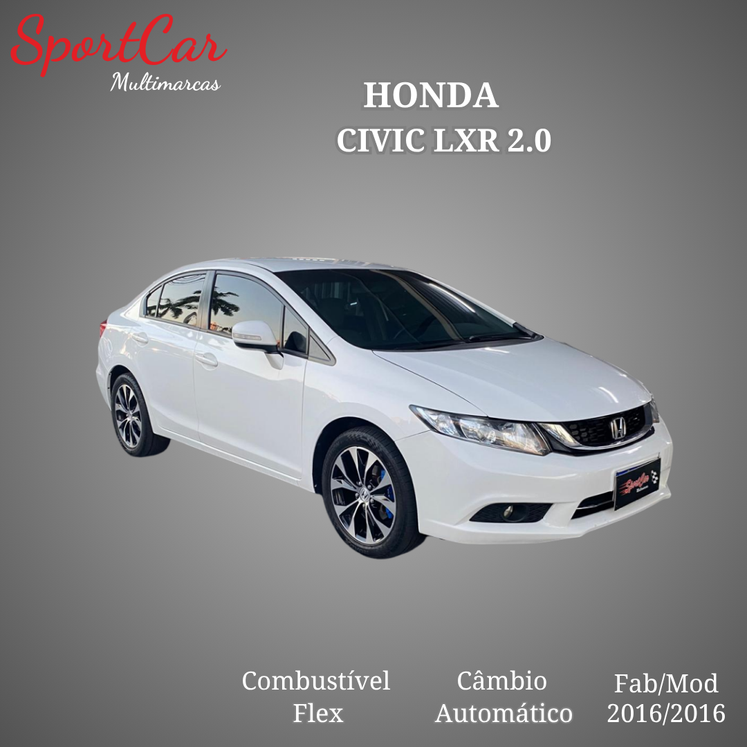 Honda Civic LXR 2.0 At. 2016/2016