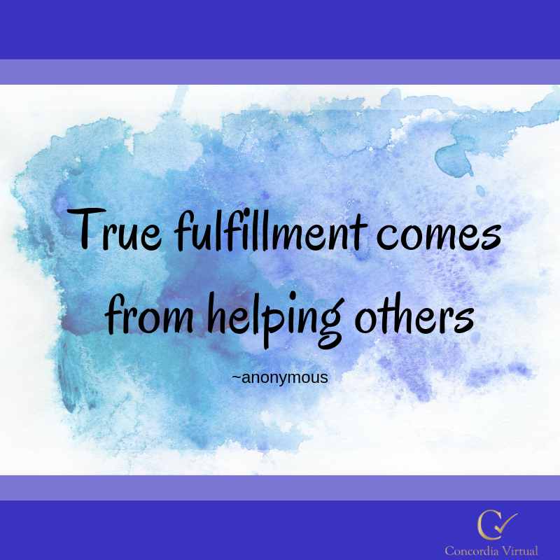 why I love being a virtual assistant is serving others