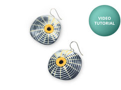 SPIDERWEB EARRINGS • Lucy Štruncová