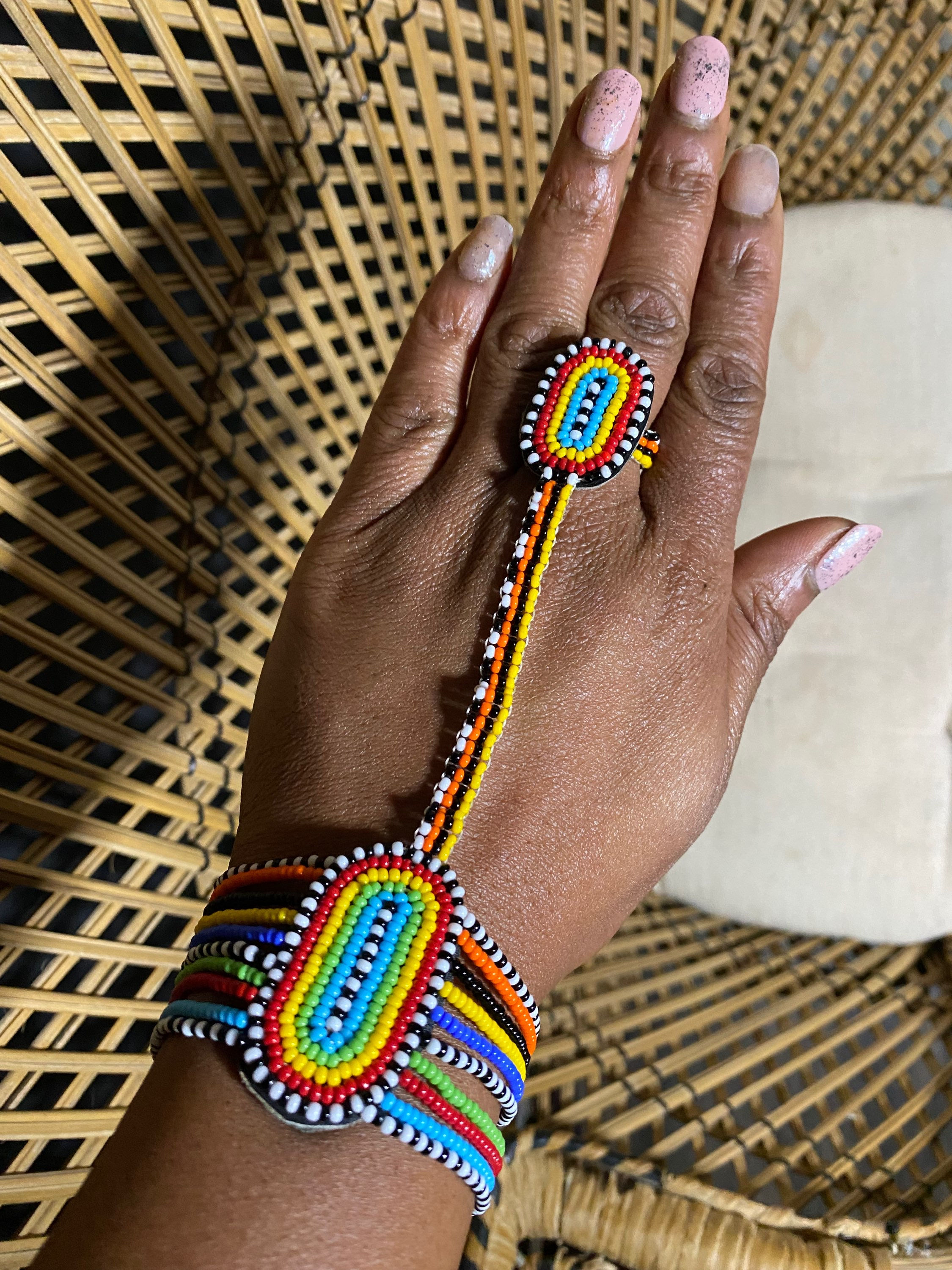 Maasai Beaded Ring Bracelet