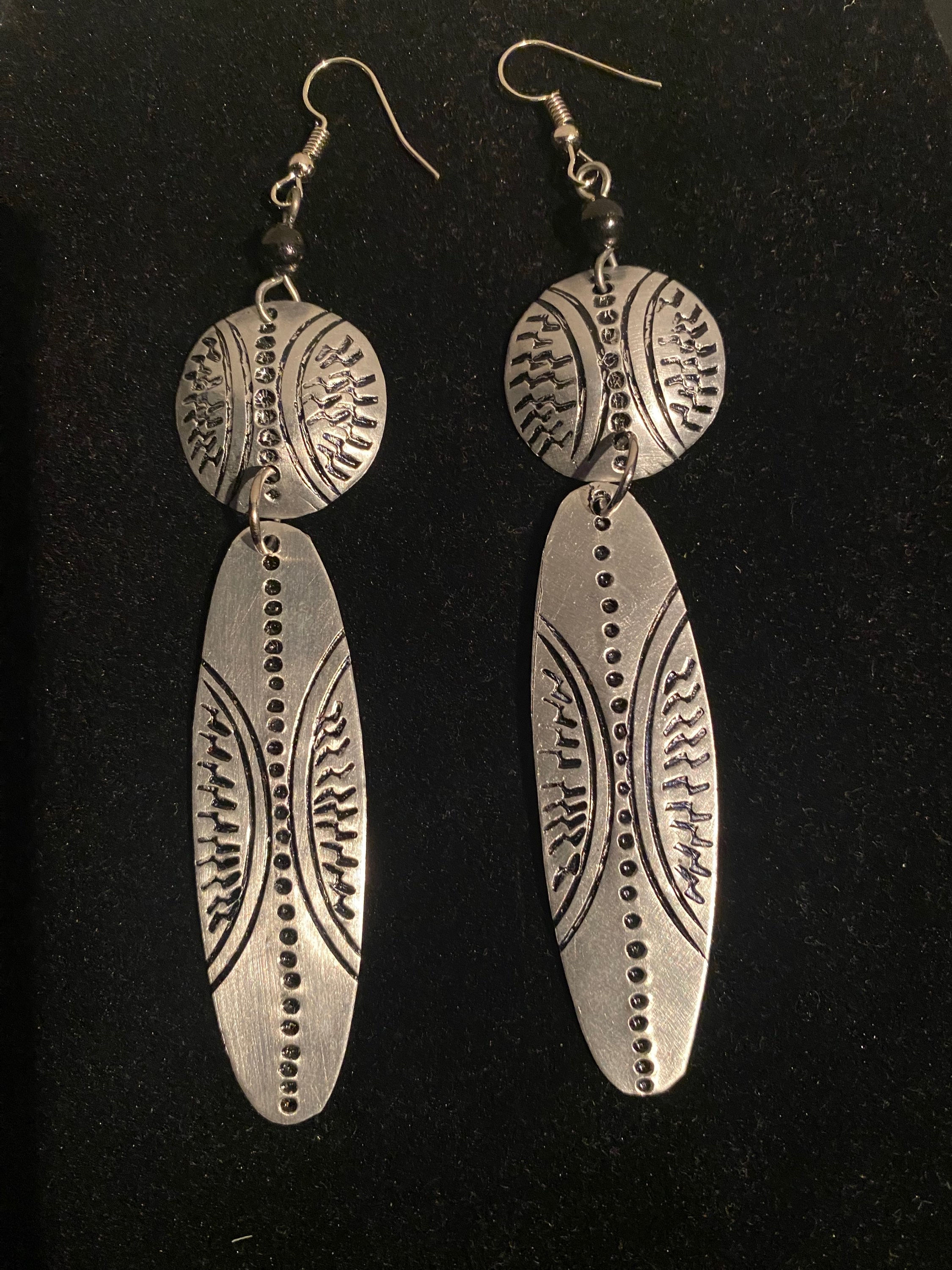 Metal Tribal Style Earrings