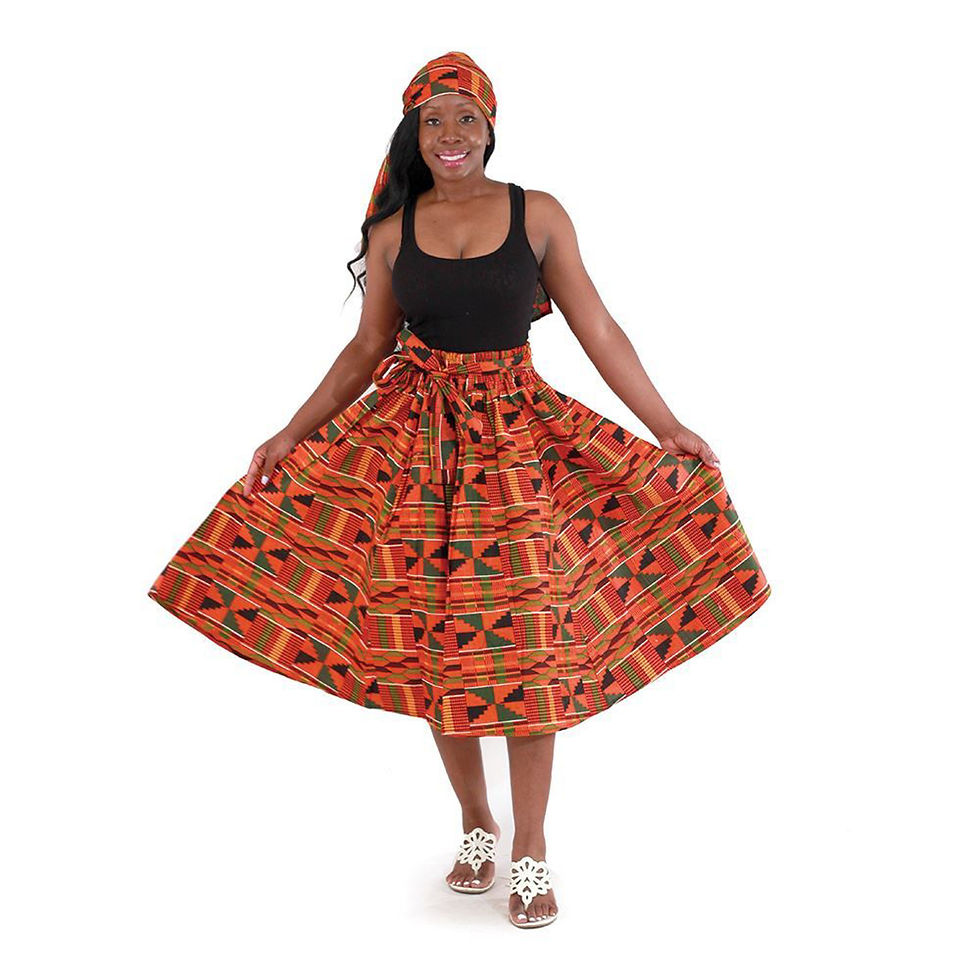 African Kente Skirt