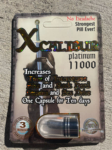 XcaliburPlatinum 1100 -24 ct Display Box $3.50 per pill