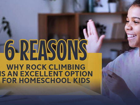 6 Reasons Why Rock Climbing is an Excellent Option for Homeschool Kids