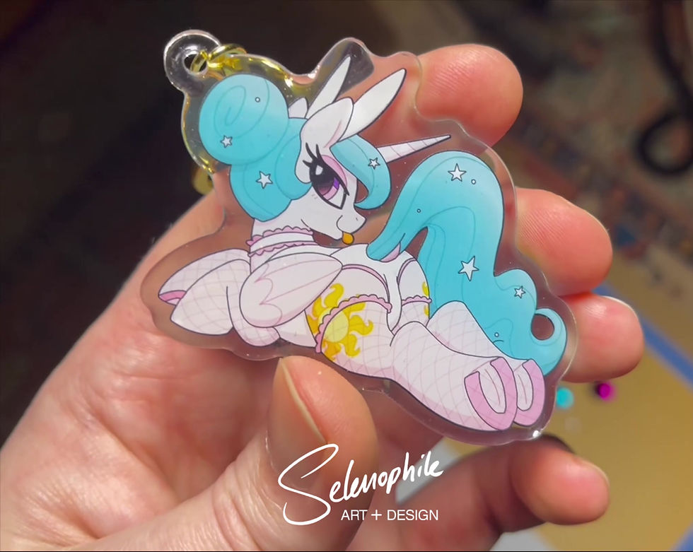 Thumbnail: Princess Bunny Acrylic Keychains
