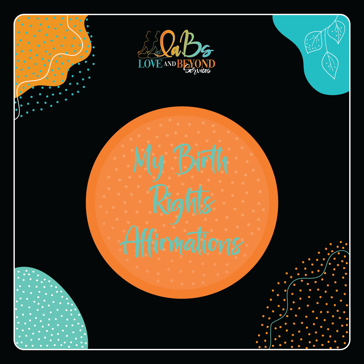 My Birth Rights Affirmation Cards