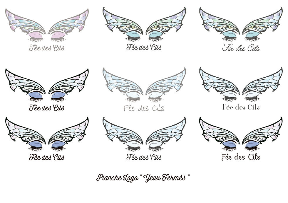 Miniature : Conception logos "Fée des cils"