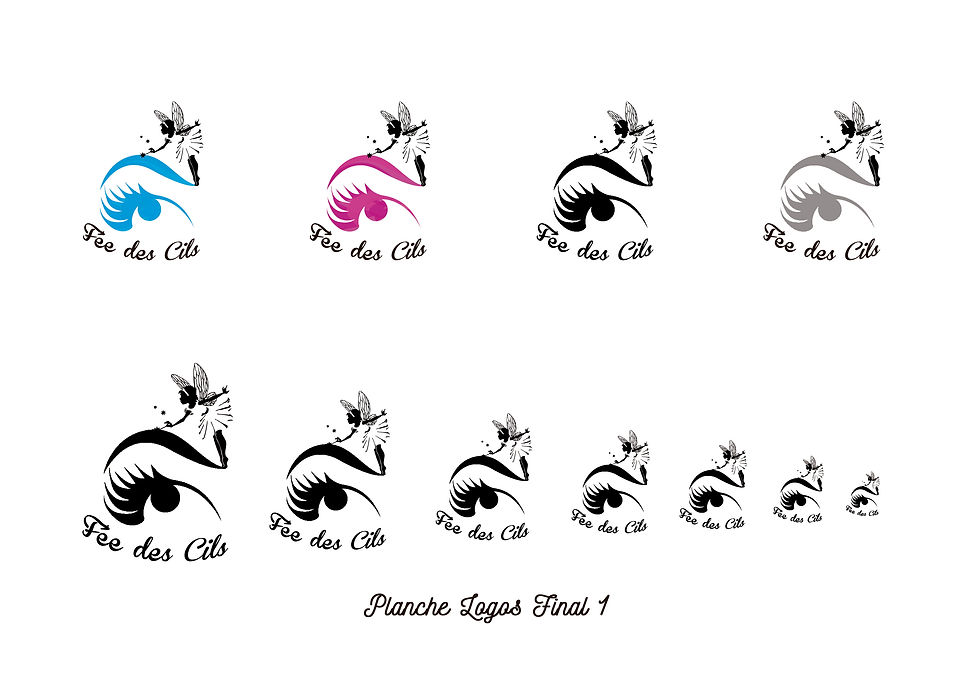 Miniature : Conception logos "Fée des cils"