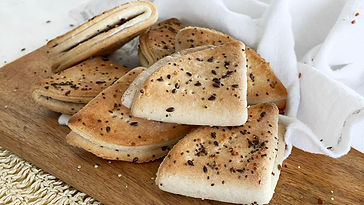 Dobladitas con semillas