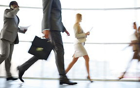 朝のラッシュアワー