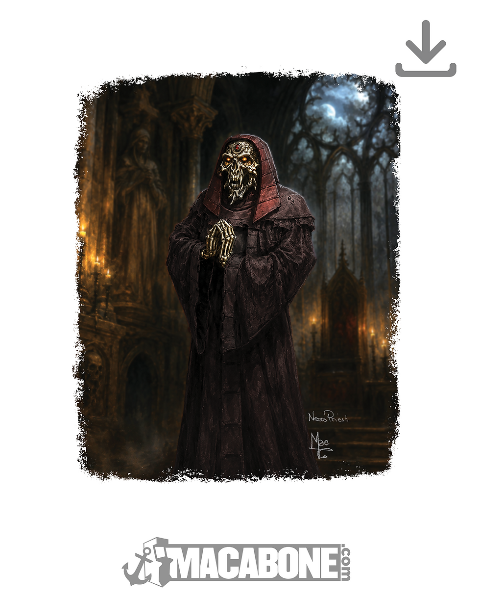 Thumbnail: Mujaki The Destroyer - NPC Original Concept & Render Digital Download Set