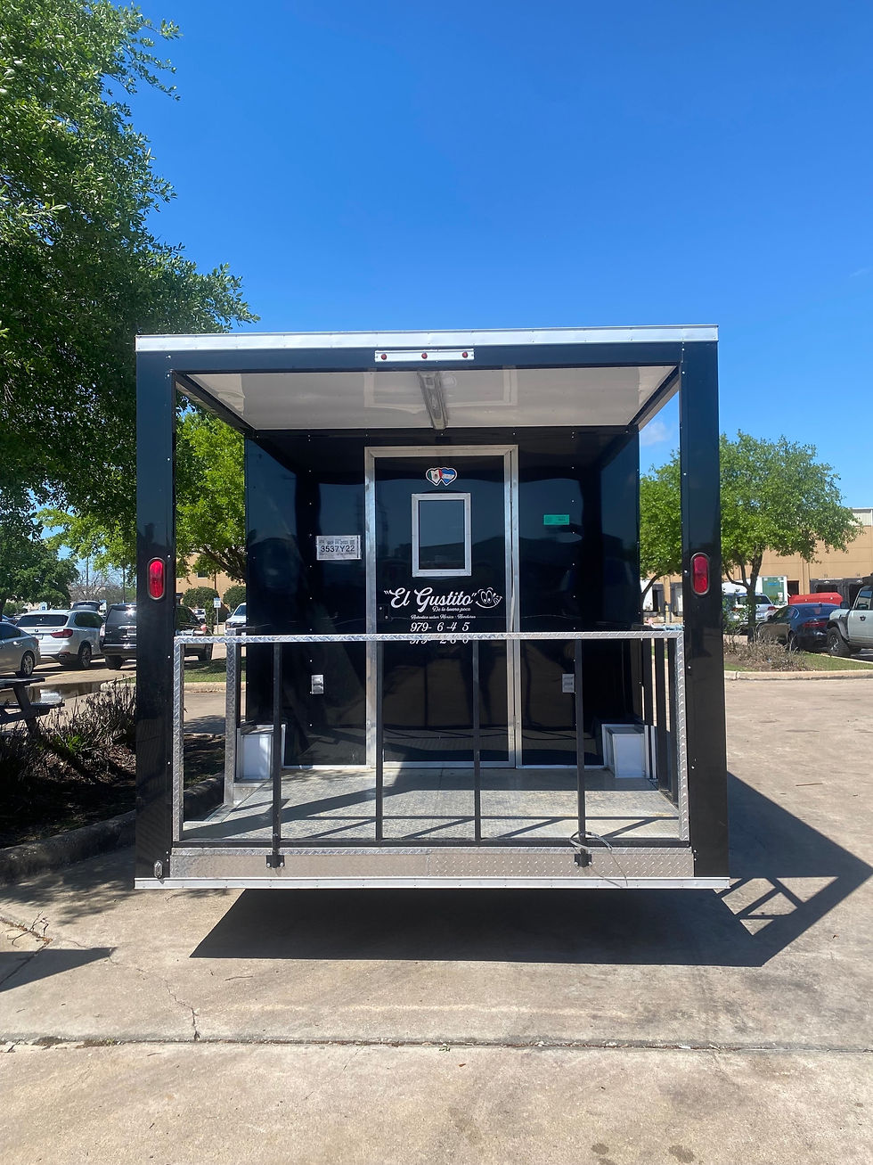 Thumbnail: 20'' (Porch) Black Trailer T7020