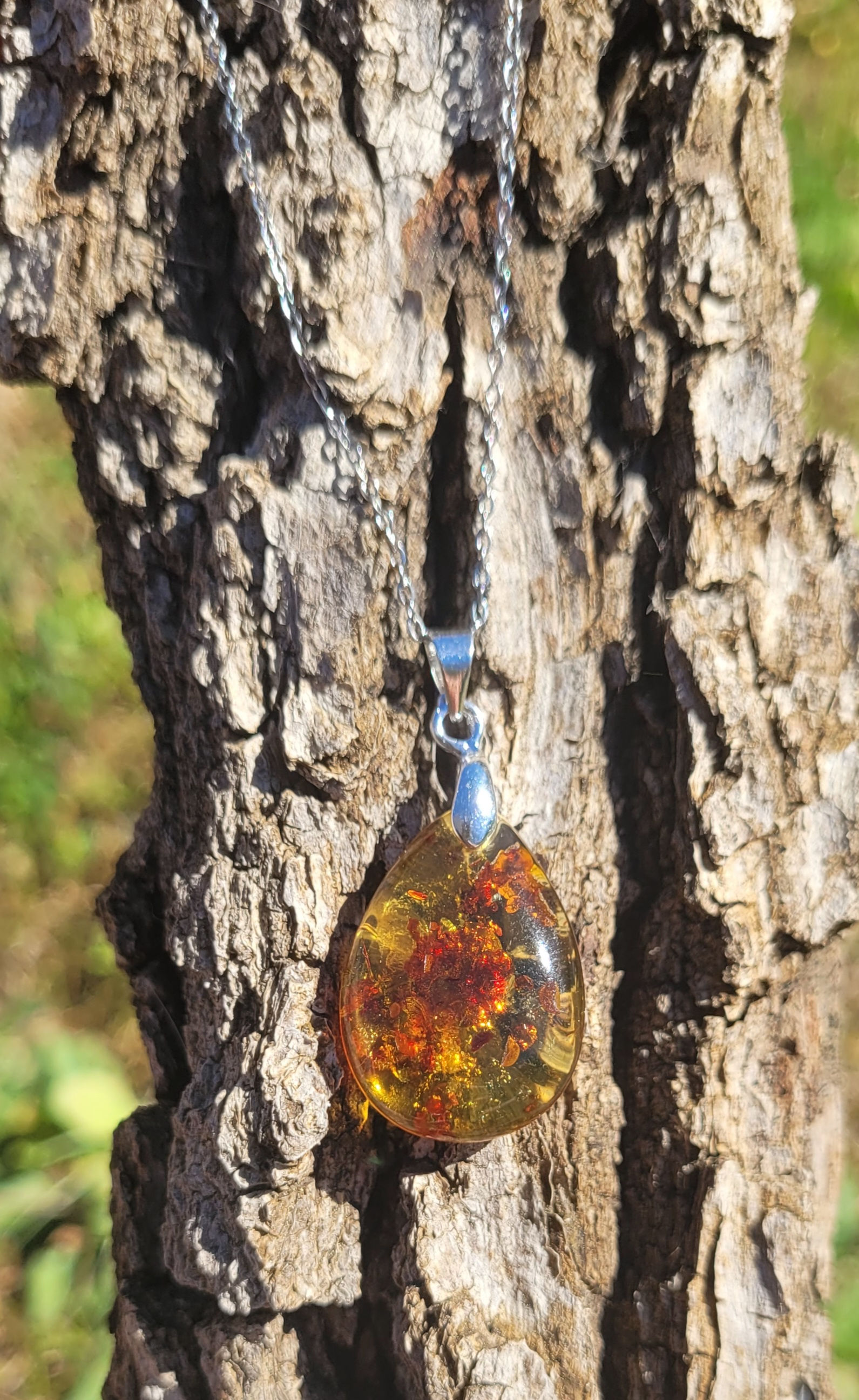 Pendentif ambre