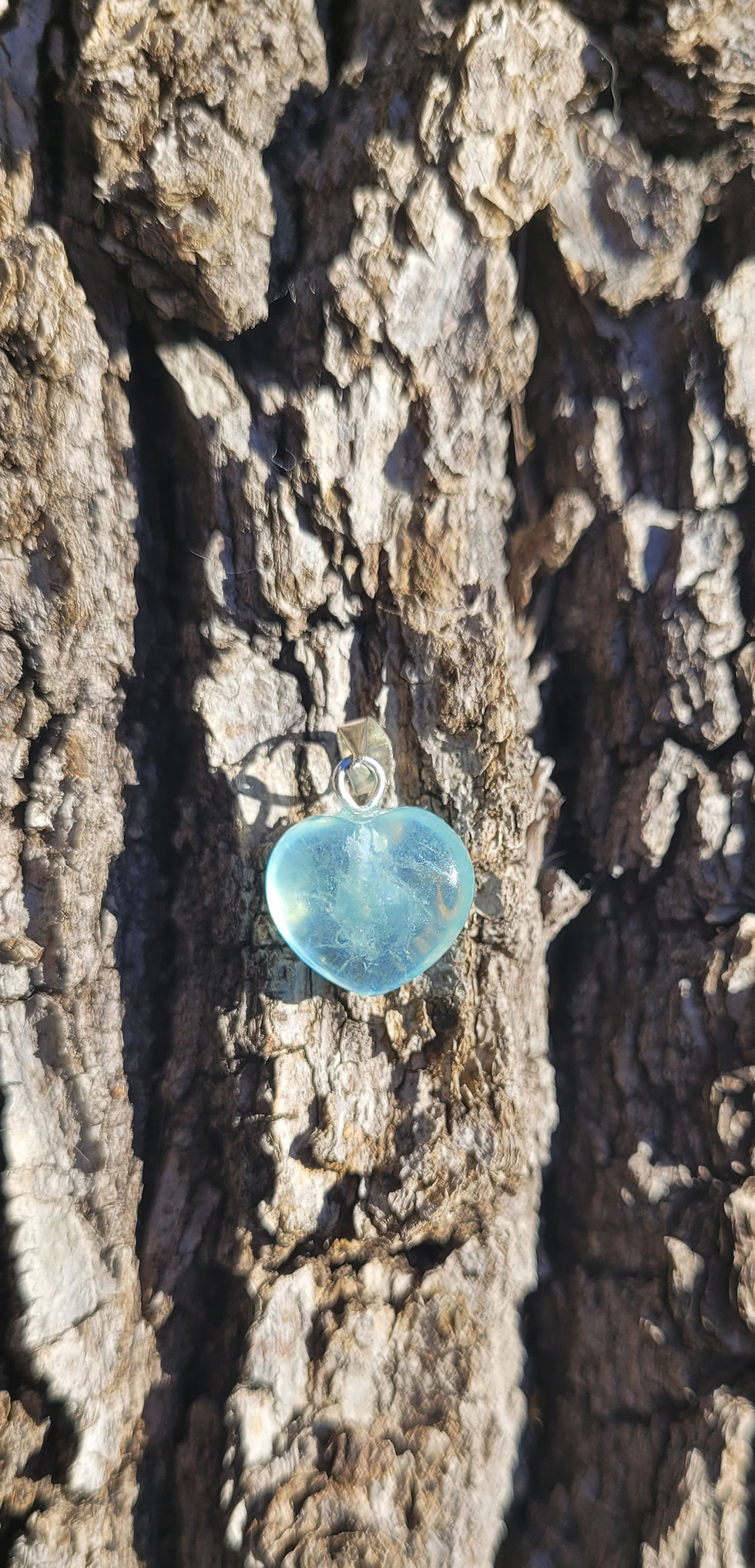 Miniature : Pendentif aigue marine coeur