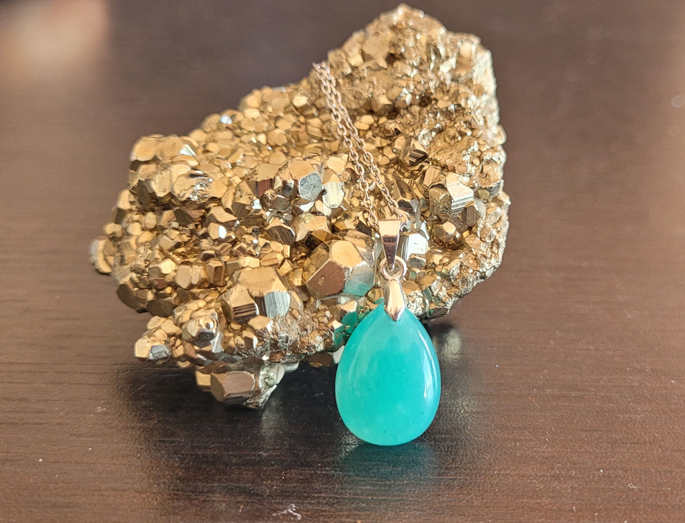 Pendentif Amazonite du Pérou