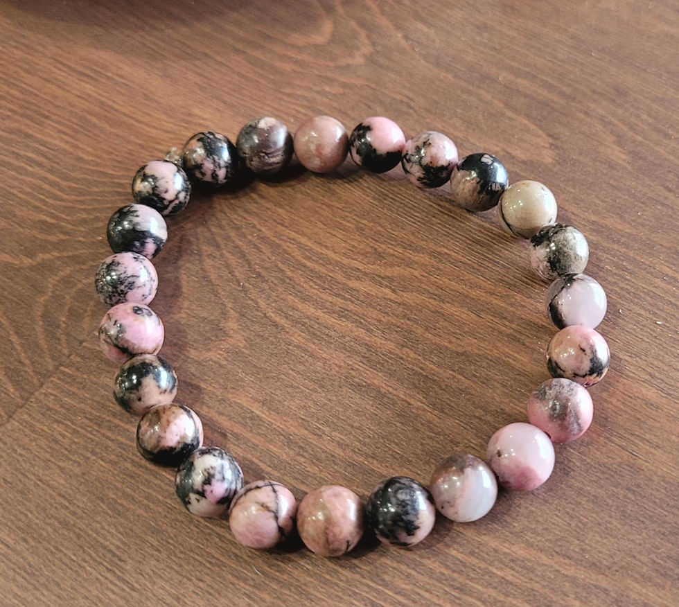 Miniature : Bracelet Rhodonite 8 mm