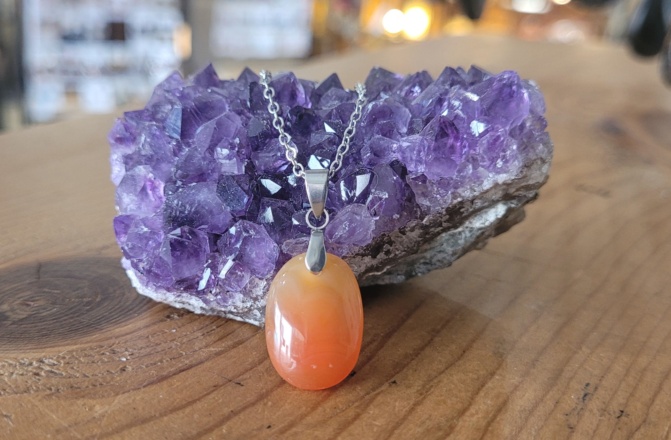 Pendentif en Cornaline