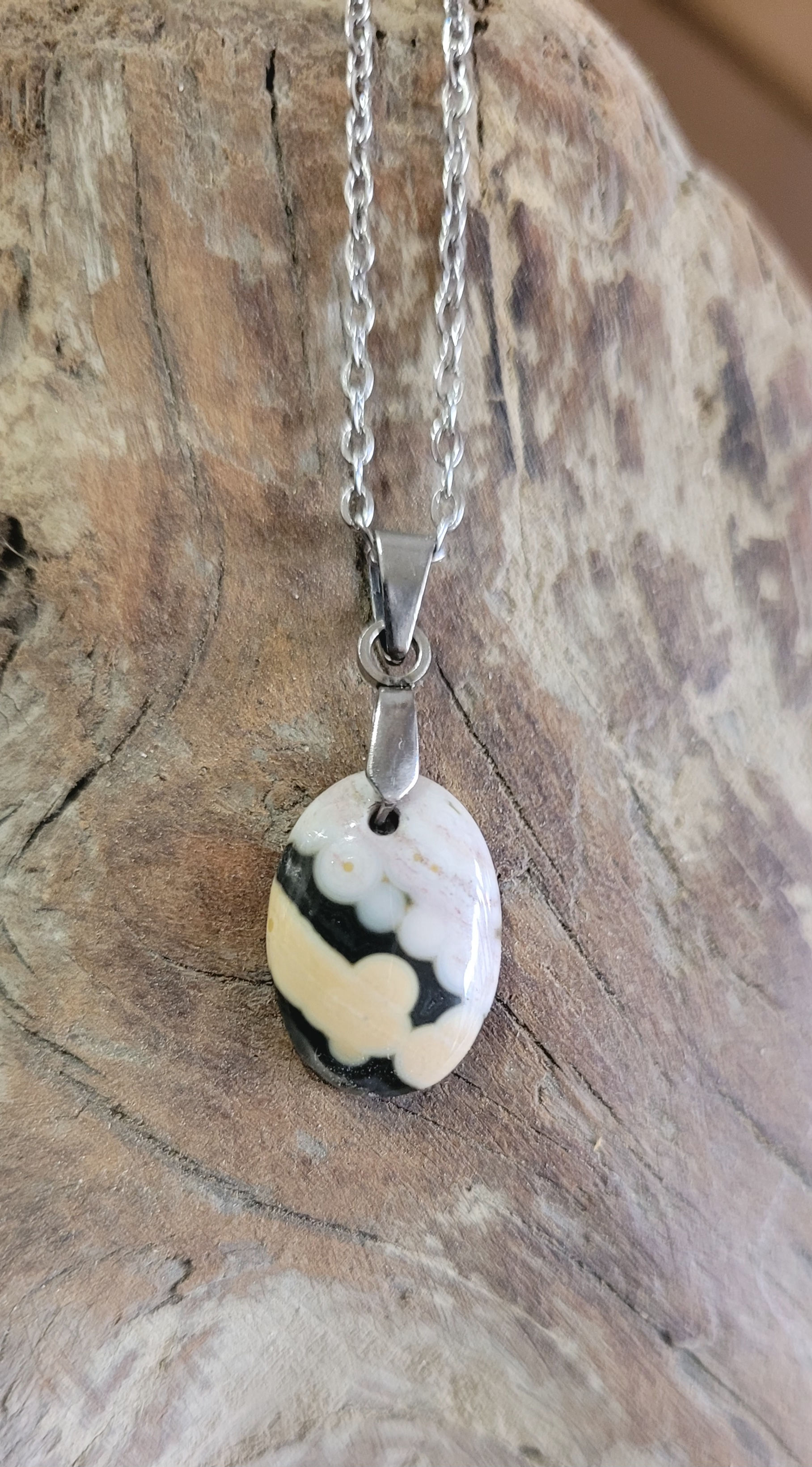 Pendentif en Jaspe océan