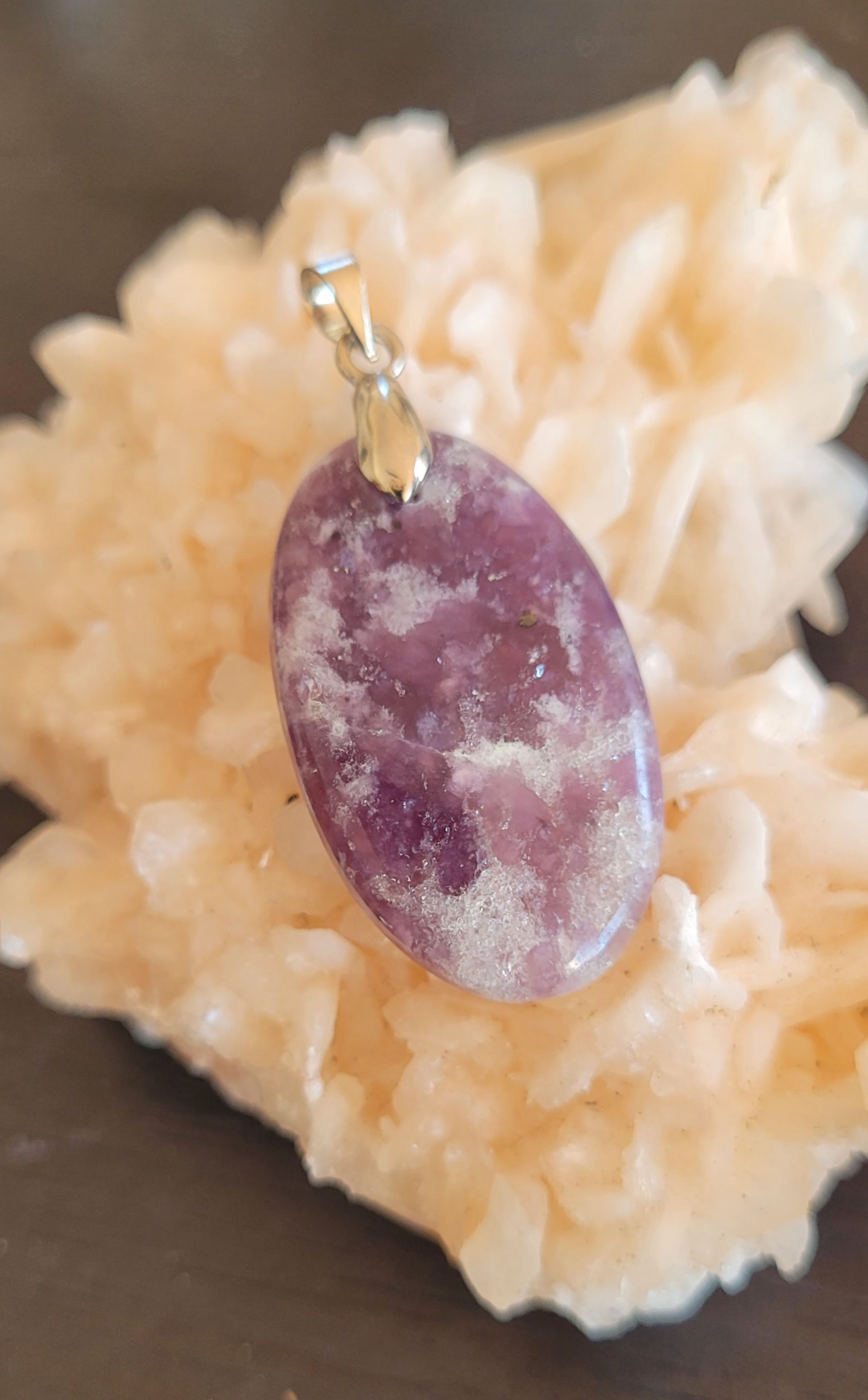 Pendentif Lépidolite